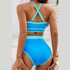 Crisscross Round Neck Two-Piece Swim Set - VacationGrabs