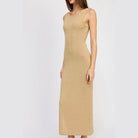 Crochet Maxi Dress With Back Tie Detail - VacationGrabs