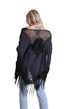 Crochet Medallion Tassel Kimono - VacationGrabs