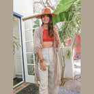 Crochet Open Patch Longline Kimono - VacationGrabs