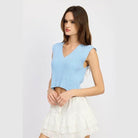 Crop Vest Style Top - VacationGrabs