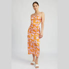 Cropped Woven Top With Back Tie - VacationGrabs