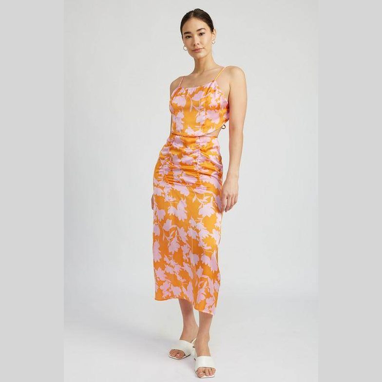 Cropped Woven Top With Back Tie - VacationGrabs
