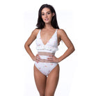 Beach Joy Bikini women's one-piece swimwear with floral print and mesh details cute vacation swimsuits for women