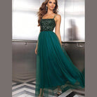 Lace-Up Backless Mesh Dress - VacationGrabs