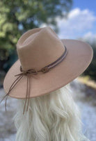 Dandy Panama hat vacation style in tan with a chic braided band for sunny getaways