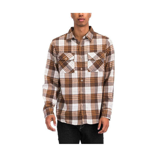 Plaid Flannel Long Sleeve Shirts S - 3XL - VacationGrabs