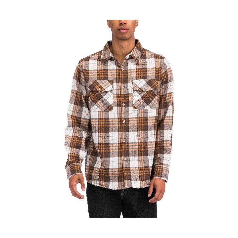 Plaid Flannel Long Sleeve Shirts S - 3XL - VacationGrabs