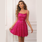 Sequin Tie Back Cami Dress - VacationGrabs