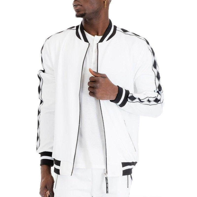 Diamond Tape Track Jacket - VacationGrabs