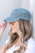 Distressed Cadet Hat Cap - VacationGrabs