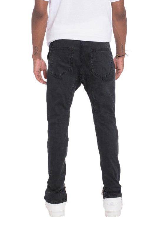 Distressed Denim Checkered Tape - VacationGrabs