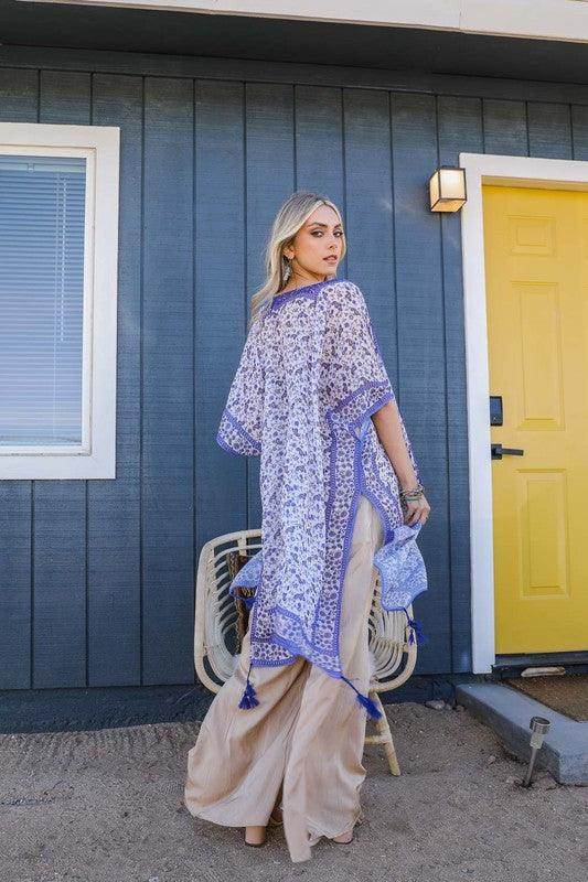 Ditsy Floral Paisley Kimono - VacationGrabs