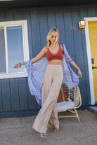 Ditsy Floral Paisley Kimono - VacationGrabs