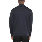 Men's dual pocket bomber jacket in navy with a sleek and modern design for casual wear
