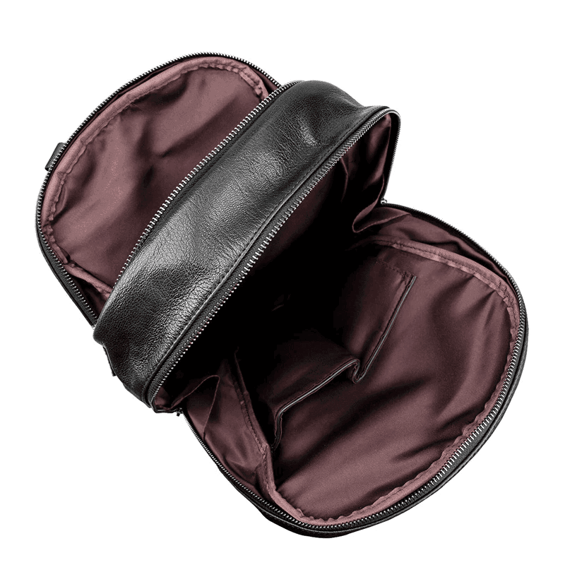 Durable travel backpack for men featuring a spacious interior with multiple compartments for organization