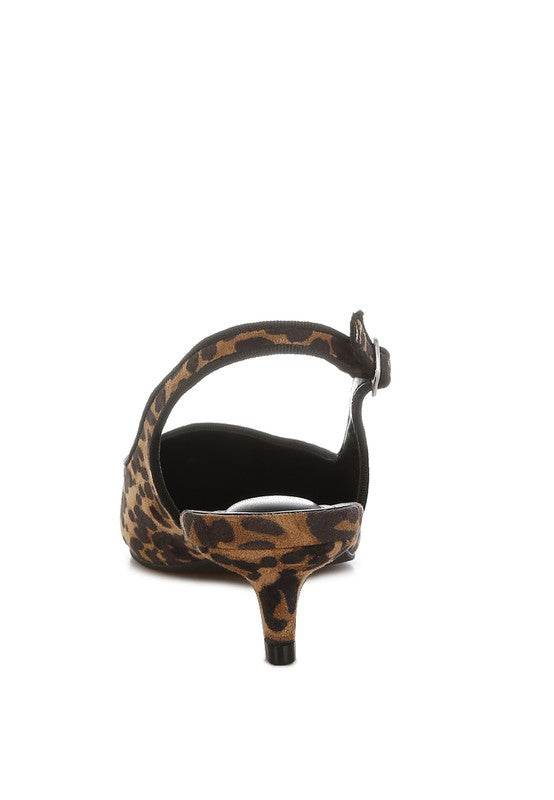 Jahzara Slingback Kitten Heel Sandals - VacationGrabs