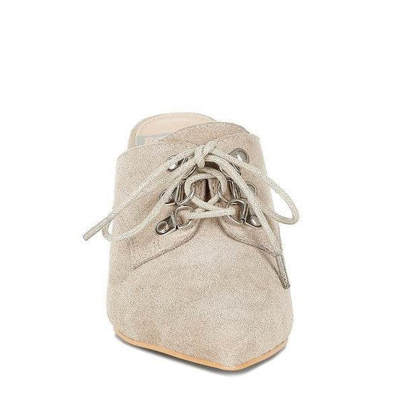 Miladi Suede Stiletto Mules - VacationGrabs