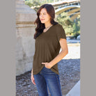 Basic Bae Full Size V-Neck Short Sleeve T-Shirt - VacationGrabs