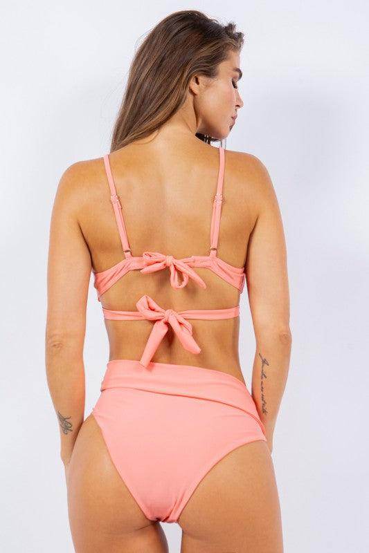 Two Piece Wrapping With Multi O Ring Bikini - VacationGrabs
