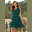 Womens One-Shoulder Sleeveless Dress - VacationGrabs