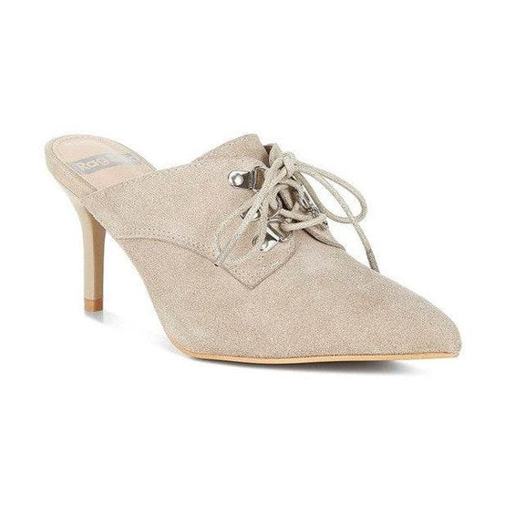 Miladi Suede Stiletto Mules - VacationGrabs