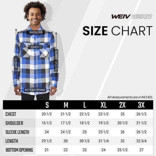 Regular Fit Long Sleeve Checker Plaid Flannel - VacationGrabs