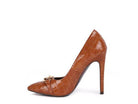 Fanfare Croc Stiletto Pump Heels - VacationGrabs