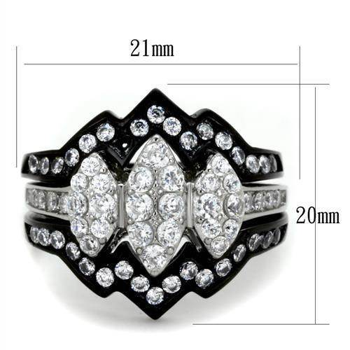 Stunning fashion cocktail ring for women featuring sparkling crystals and a modern design
