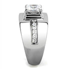 Stylish men's ring with crystal centerpiece, showcasing fashion jewelry for men