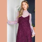 Floral print lace long sleeves top - VacationGrabs