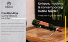 Home Essentials FreeStanding Wine Bottle Holder