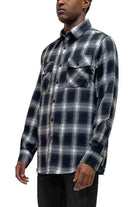 Full Plaid Checkered Flannel Long Sleeve - VacationGrabs