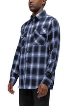 Full Plaid Checkered Flannel Long Sleeve - VacationGrabs