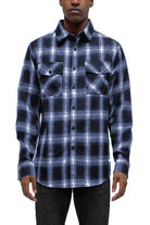 Full Plaid Checkered Flannel Long Sleeve - VacationGrabs