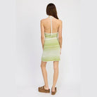 Glitter Yard Halter Dress With Back Tie - VacationGrabs