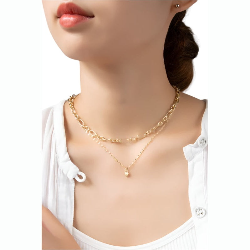 Layered gold chain necklaces from LA3accessories vacation jewelry for women with stylish pendants