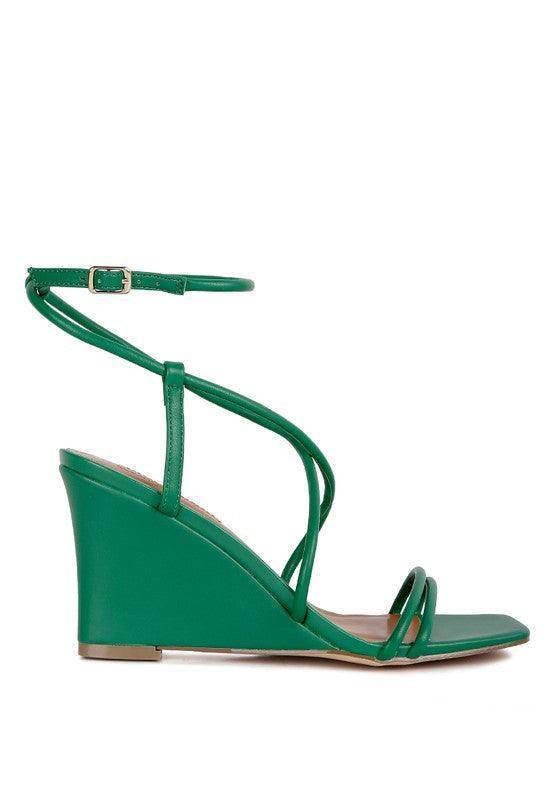 Gram Hunt Ankle Strap Wedge Sandals - VacationGrabs