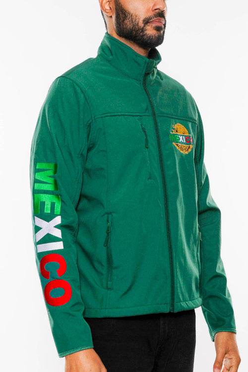 Soft Shell Jackets Mexico Embroidered - VacationGrabs
