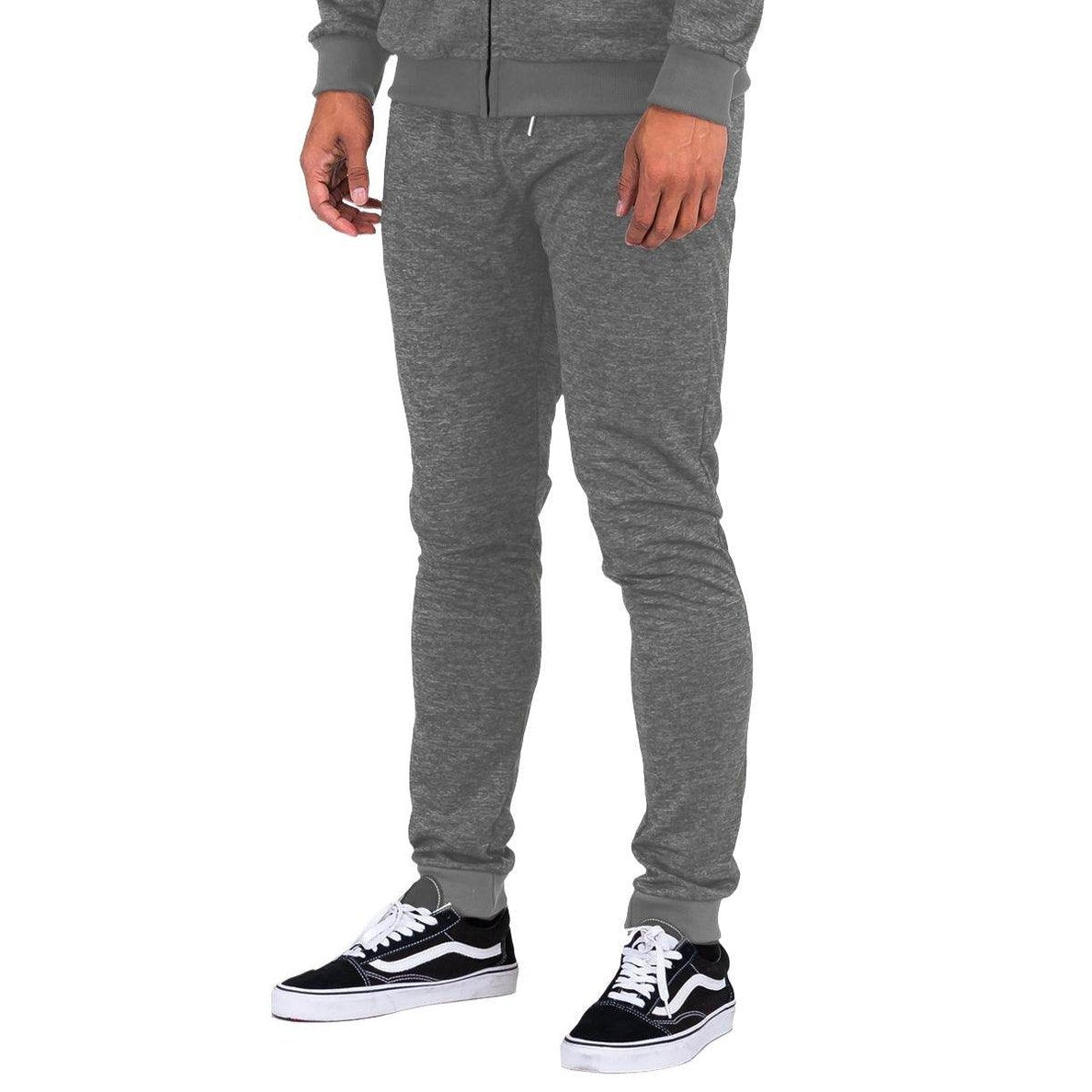 Grey Marbled Light Weight Active Joggers - VacationGrabs