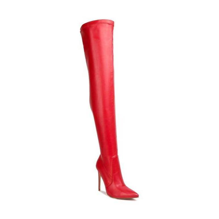 Gush Over Knee High Heel Boots - VacationGrabs