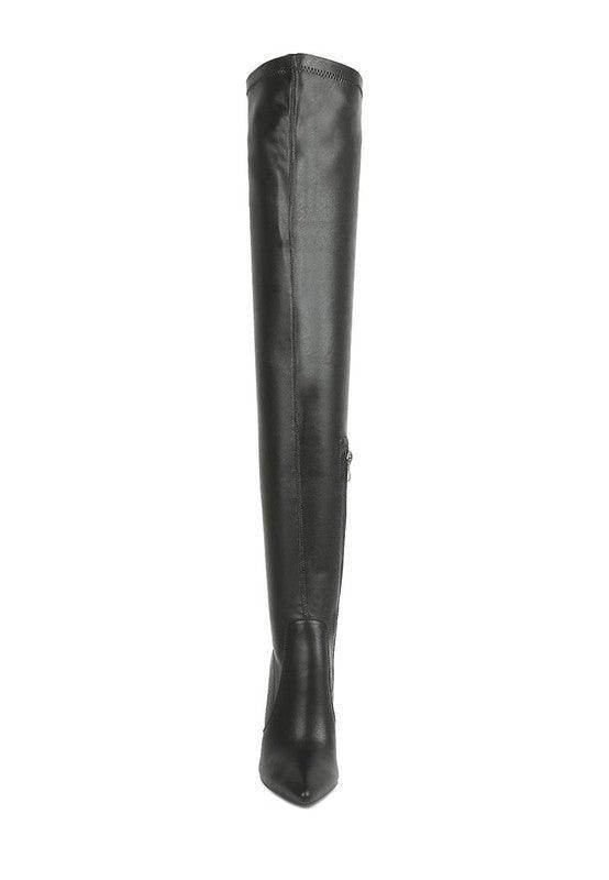 Gush Over Knee High Heel Boots - VacationGrabs