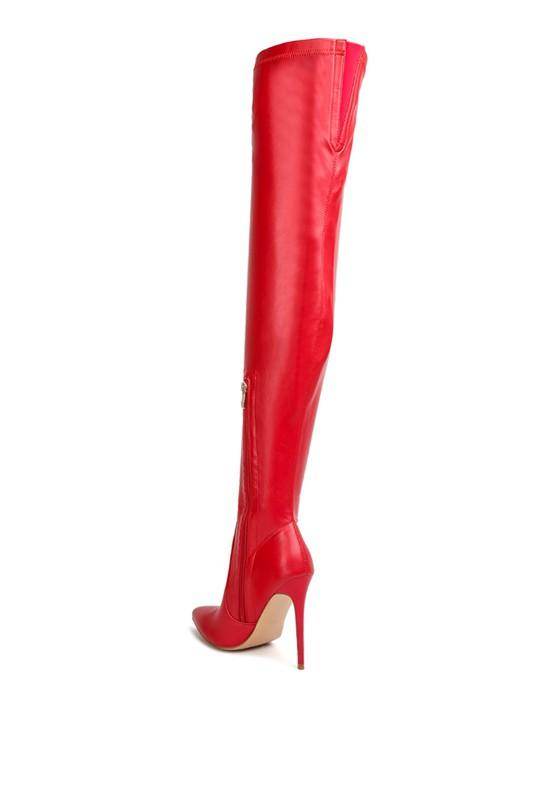 Gush Over Knee High Heel Boots - VacationGrabs