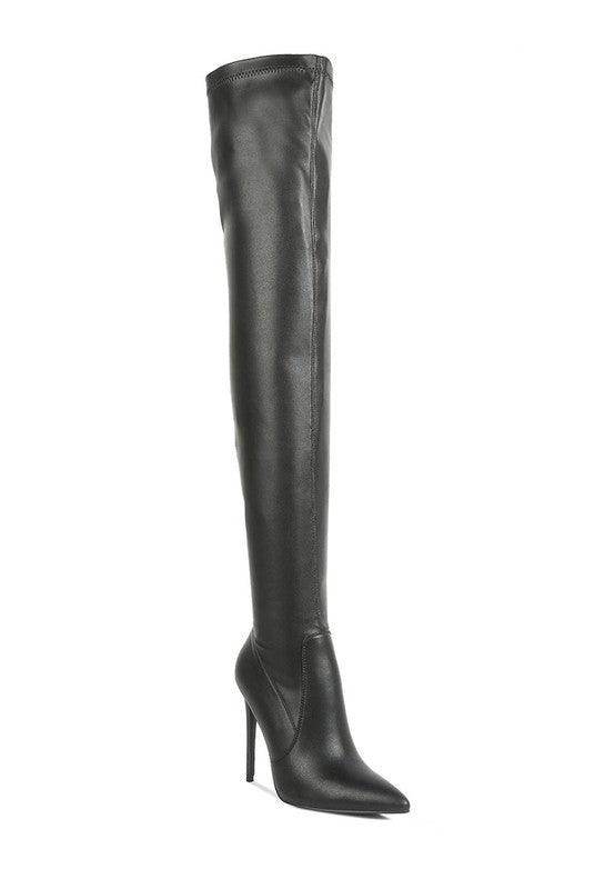 Gush Over Knee High Heel Boots - VacationGrabs