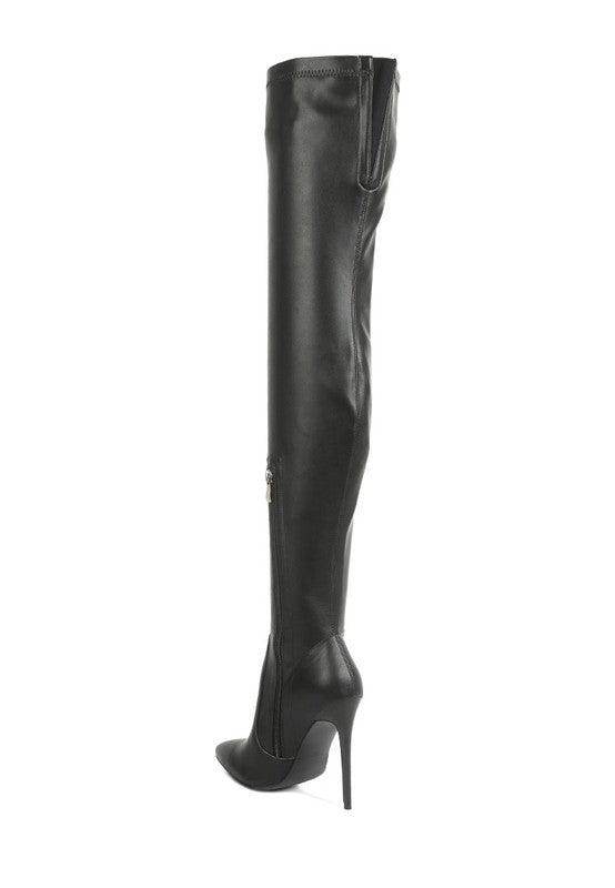 Gush Over Knee High Heel Boots - VacationGrabs