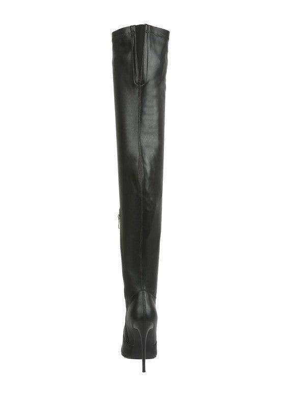 Gush Over Knee High Heel Boots - VacationGrabs