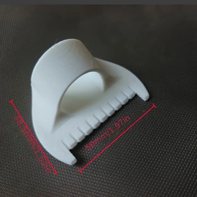 White sewing needle thimble for hand-sewing needles use