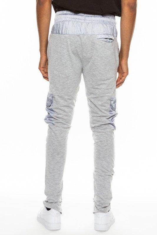 Heathered Cotton Blend Joggers - VacationGrabs