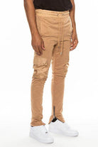 Heathered Cotton Blend Joggers - VacationGrabs