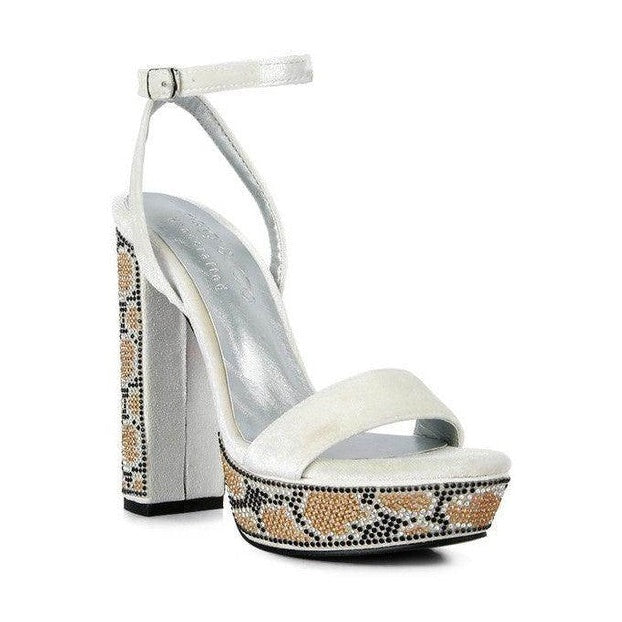 Rag Company women's high heel vacation sandals with a stylish design and textured platform